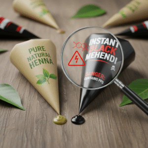 The Hidden Dangers of Instant Chemical Mehendi