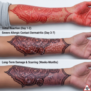 Why Black Chemical Mehendi Is Riskier